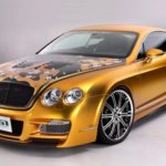 gold-plated bentley